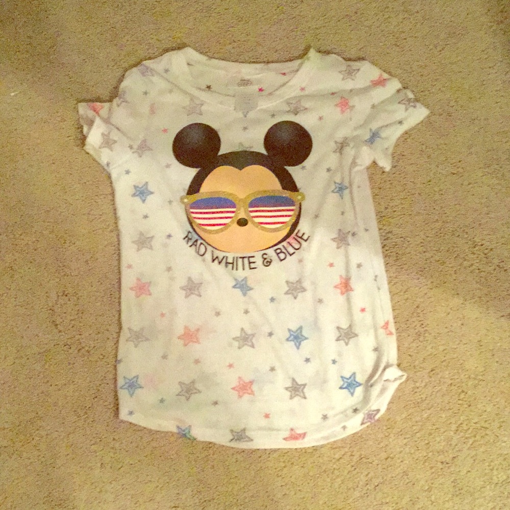 4th of July mickey shirt
